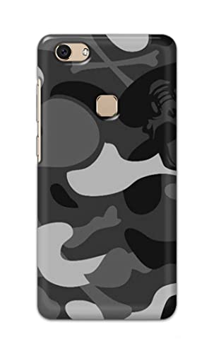 Image of Printed Hard Back Cover Case for Vivo V7 Back Cover (Army Pattern) -1302