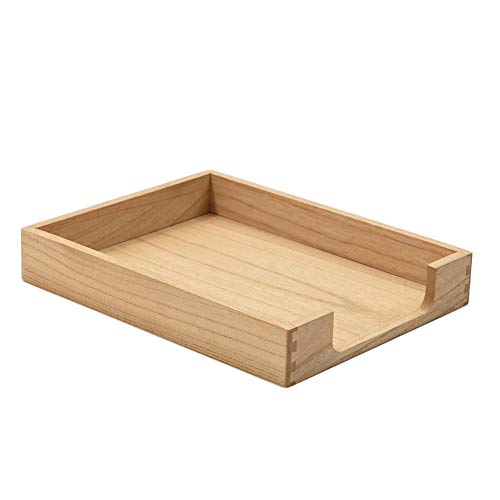 Kirigen Wood Letter-Size Tray Single-Tier (Tp-Na)- Wooden Tones Collection Front-Load Documents Tray For Office Desktop Organizer - Desk Magazine, File, Folder, Paper Holder Natural #TOP10