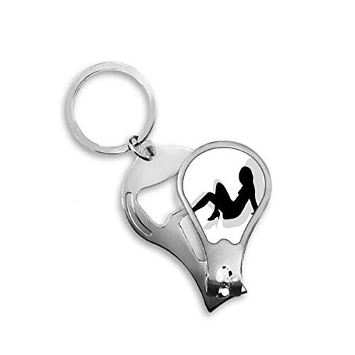 Coupe-ongles pieds femme silhouette accessoire pédicure DIYthinker