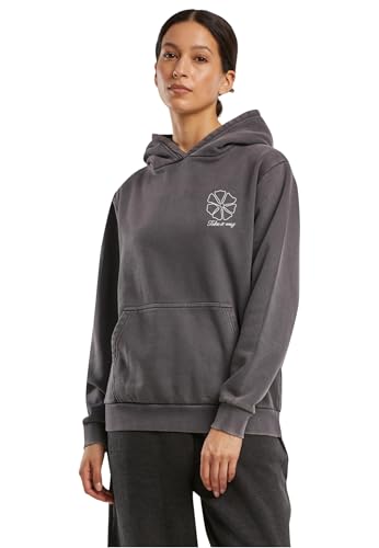 Sweat-shirt à capuche femme chaud et épais Miss Tee Mst381 à fleurs