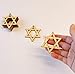 30pcs of Stars Wood Earrings Blanks,Star of David DIY Unfinished Wood Jewelry Accessories,Wood Shapes Blank for Craft Jewelry (2'')