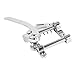 Guitar Vibrato Bridge Tailpiece, Flat Top Body Tremolo Vibrato Bridge Tailpiece with Small Rocking Rod Jazz Electric Guitar Bridge Tailpiece