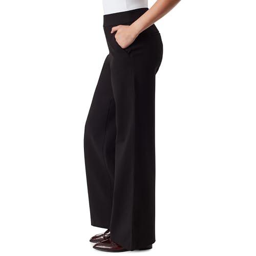 Gloria Vanderbilt Women's Pull on Trouser 4 Pocket Mid Rise Straight Leg Pant Standard2