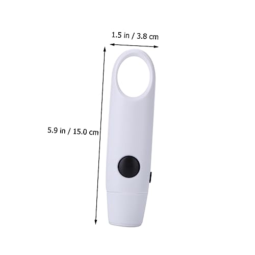 Silbato deportivo plástico color blanco miniatura 2