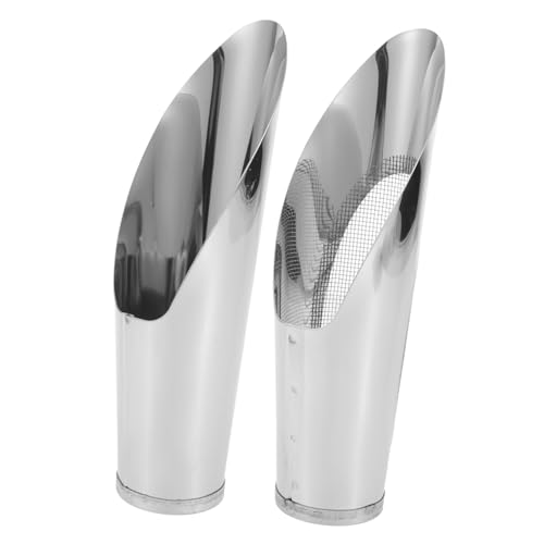 Abaodam 2Pcs Stainless Steel Garden Shovel Convenient Outdoor Shovel Sifter for Soil Digging Planting and Garden Care Durable and Lightweight Gardening Tools