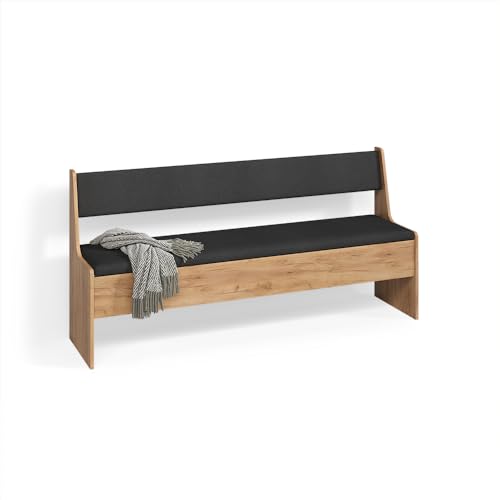 Livinity Banc d'angle Tiberio, Sable Chêne, 41.5x166.6cm