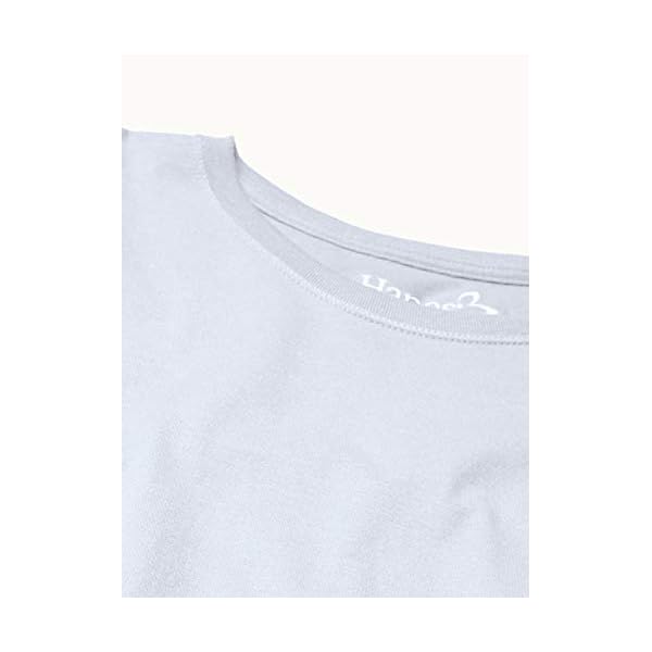 Hanes-Womens-Perfect-T-Long-Sleeve-T-shirt Hanes Women's Originals Long Sleeve Cotton T-Shirt, Lightweight Crewneck Tee, Modern Fit, White, Medium