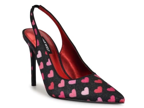 Image of Feather Pointy Toe Slingback Pumps
