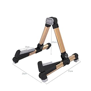 GANFANREN Support Pliant Porte-stand antidérapant A-Cadre Accessoires de guitare for violons - Les Beatles, Paul McCartney, John Lennon, RIngo Starr, George Harrison GANFANREN Support Pliant Porte-stand antidérapant A-Cadre Accessoires de guitare for violons – Image 2