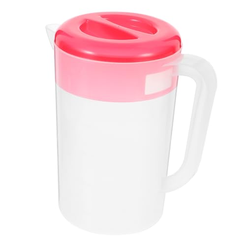 Hemobllo Tapa Para Botella De Agua Fría Contenedor De Jugo Dispensador De Agua Fría Para Refrigerador Dispensador De Bebidas Con Aislamiento Para Refrigerador Jarra De Agua De Mano