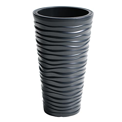 URBNLIVING New Large Side Tall Sand Effect Flower Plant Pot Indoor Outdoor Garden Patio Planters...