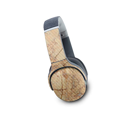 Image of MightySkins Carbon Fiber Skin Compatible with Skullcandy Crusher Evo Wireless - Amber Marble | Protective, Durable Textured Carbon Fiber Finish | Easy to Apply | Made in The USA