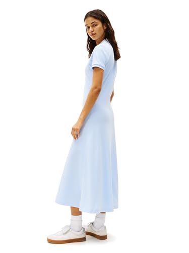 Image of Tommy Jeans Women's Casual Maxi Polo Dress with Logo Detail