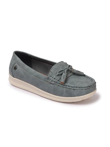 Image of Elle Women ComfortableFlats Square Toe Slip-Onfashion Shoes for Daily use, Office use, Casual use