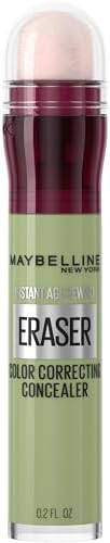 Maybelline Instant Age Rewind Instant Eraser Color Correcting Concealer, Crease-Resistant Coverage, Up to 12HR Moisturizing Wear, Green Color Corrector, 151, 1 Count