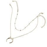  Joyería de Cadena Pendiente Collar de Aleación de Múltiples Capas de Moda para Mujeres por ESAILQ