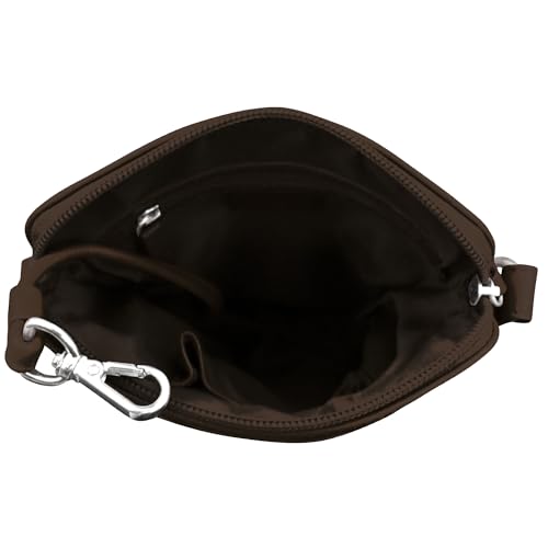 Image of ili New York Genuine Leather Crossbody Bags for Women - Premium RFID Blocking Shoulder Bag Organizer with Adjustable Strap