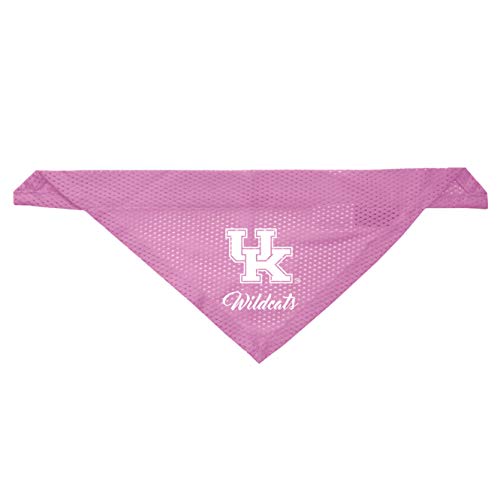 Littlearth Kentucky Wildcats Dog Cat Mesh Jersey Bandana Pink S/M