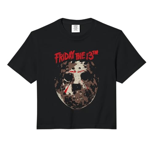 Friday the 13th Rough Mask Comfort Colors Crop Top