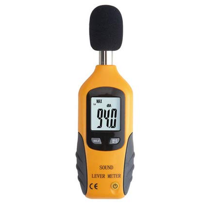 Decibel Meter, Digital Sound Level Meter 30 – 130 dB Audio Noise Measure Device Backlight MAX/MIN, Data Hold Auto Power Off Dual Ranges HT-80A-image-5