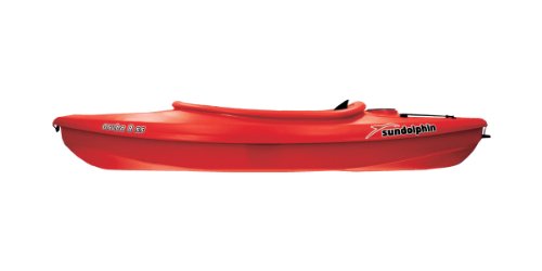 SUNDOLPHIN Sun Dolphin Aruba SS Sit-in Kayak (Red, 8-Feet)