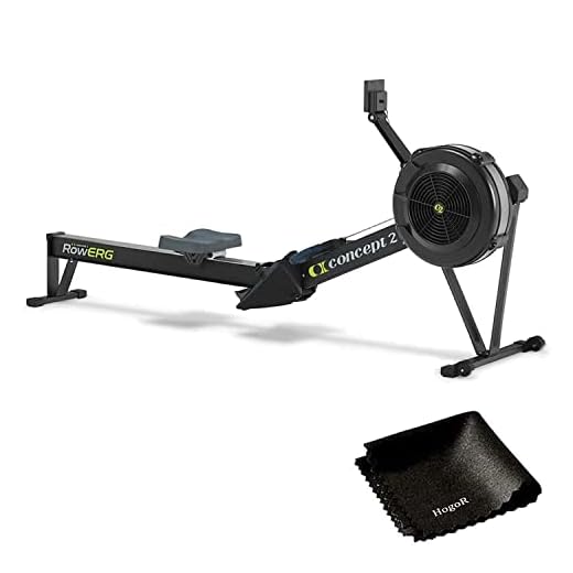 Concept2 Model D Upgraded New Rowing Machine Indoor Rowing Machine for Exercise Control Your Workout Intensity with PM5 Performance Monitor and Bundled with HogoR Cleaning Cloth