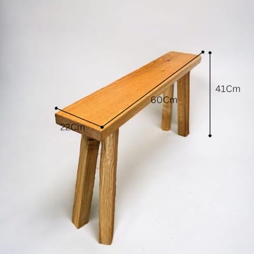 Image of 60Cm Living Room Benches, Wooden, Upholstered Wooden Shower Benches for Home & Office l Solid Wood Bench for Daining Table l Indoor Outdoor Seating Stool l Seating Benches