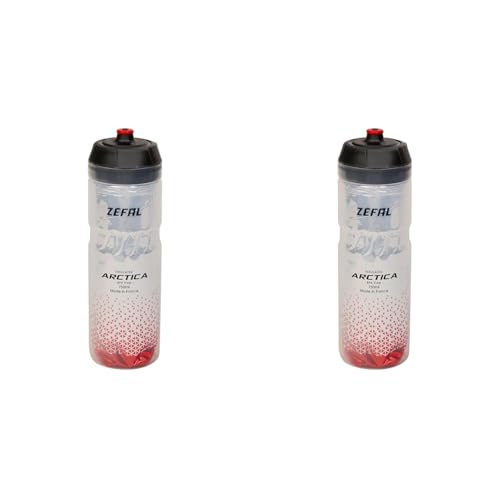 ZEFAL Arctica - Botella para bicicleta 750 ml - Botella para bicicleta con aislamiento - Inodoro e impermeable - Botella deportiva sin BPA (Paquete de 2)