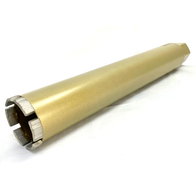 Ultra Premium BLUEROCK 2.5" ARIX Turbo Diamond 1-1/4"-7 Thread Wet Type Coring Bit for Drilling Concrete Rebar Asphalt Brick Rock Masonry Hole Barrel Coring