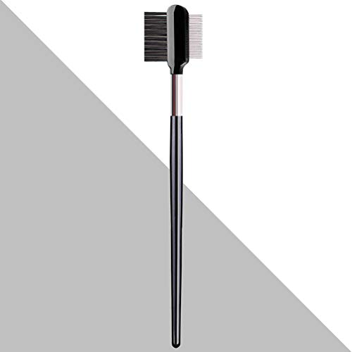 TEOYALL 3 PCS Eyelash Comb Dou Eyebrow Brush with Spoolie Mascara Separator Metal Teeth Grooming Brushes (3pcs) - Image 8