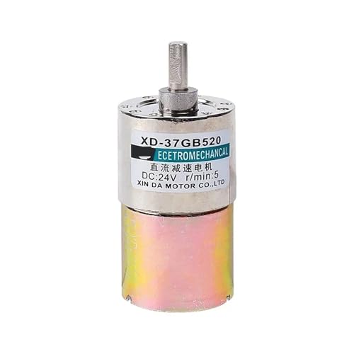 Motoréducteur CC 24V 150 RPM 37GB520 petit moteur électrique à axe central