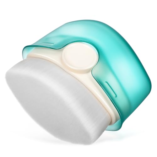 BIUDECO Cream Brush Sunscreen Applicator Flat Top Foundation Brush for Blending Blush and Cream Makeup for Liquid and Mineral Application Includes Protective Cover