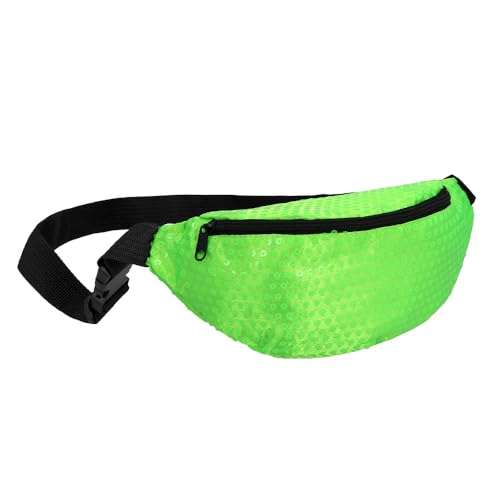 Boland - Retro Gürteltasche in Neonfarben Tasche für 90er Mottoparty Bauchtasche ideal für Festival Kostüme und den Alltag