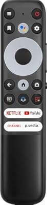 Universal Remote for TCL Google TV, Voice Remote Compatible with All TCL LED QLED 4K UHD Smart TVs