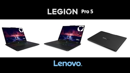 Image of Lenovo Legion Pro 5 AI-Powered Copilot+ Gaming Laptop 16.0 inch 240 Hz IPS WQXGA (2560x1600) (AMD Ryzen 9 8945HX, GeForce RTX 5060 8GB, 32GB DDR5, 4TB SSD, 24-Zone RGB KB, Win11Pro) w /DKZ Port Expander