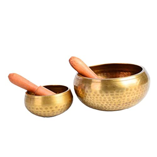Garneck Nepalese Music Bowl Large Meditation Bowl Manual Tapping Metal Craft for