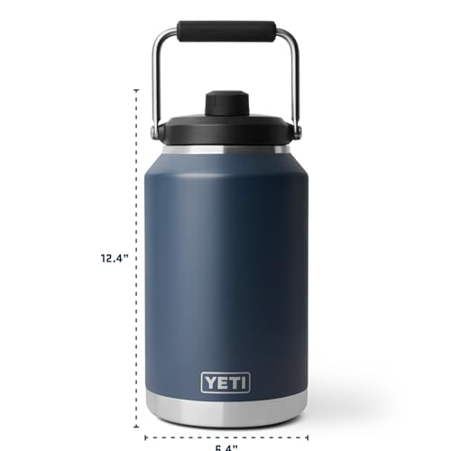 Image of YETI Rambler Gallon Jug 2.0, Vacuum Insulated, Leakproof, Stainless Steel with MagCap, Black