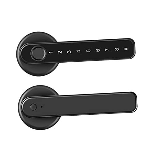 SEWACC 1 Set Keyless Entry with Fingerprint and Touch Digital Keypad for Home Apartment Office Easy Installation Secure Design