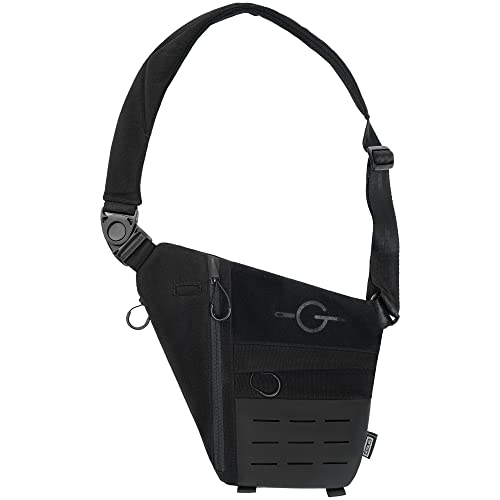 Sac de poitrine homme TACTICAL GEEK Cache L1 sacoche bandoulière noire étanche