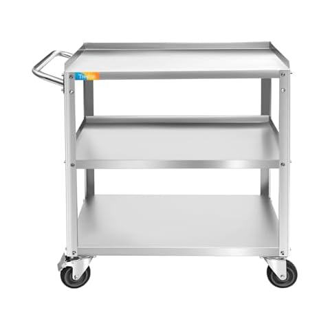 Treshin 3 Tier Stainless Steel Cart Cover