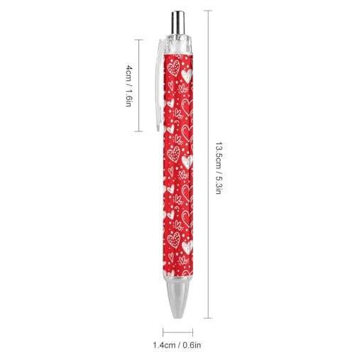 Stylos à bille pointe fine 0.5mm rétractables sans bavure noire