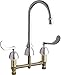 CHICAGO FAUCETS 786-E36VPABCP Concealed Hot and Cold Water Sink Faucet