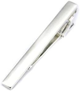 L&L® Mens Metal Steel Tie Clip Chrome Simple Necktie Bar Clasp Practical Plain Pins