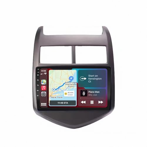 Radio coche 2 DIN para Chevrolet Aveo con Android Auto inalámbrico y 4 núcleos