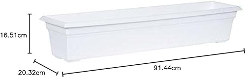 Miniatura 4 de Countryside, maceta, terracota, 18 pulgadas, Caja de flor, 36 pulgadas, Terracotta