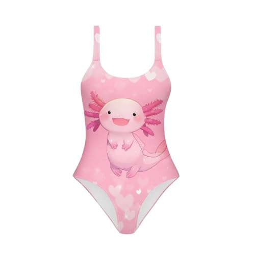 Image of One Piece Bathing Suit for Girl Kids Cute Beach Sport Swimwear U Back Scoop Neck Summer Swimming Pool Beachwear