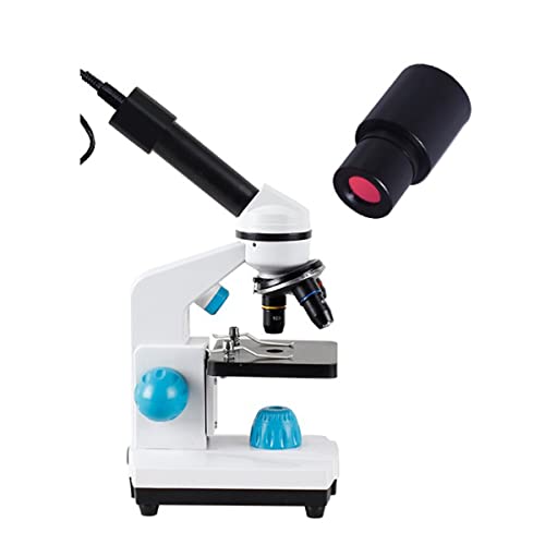 Microscope Zoom 2000x Biological H_D Microscope +13PCS Accessories+ Electronic Eyepiece monocular fit for Student Laboratory Lab Education LED USB(2)