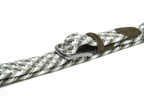Image of Fabio Valenti Canvas Elastic Fabric Woven Stretch Braided Belts for Men Women Junior with Multicolored /Full Sizes