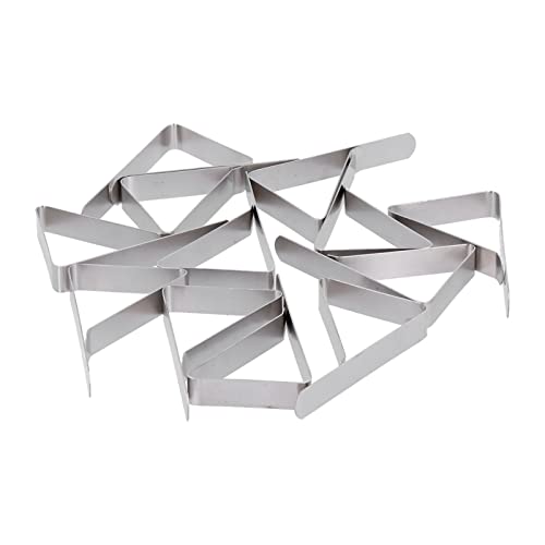 12 Peças de Clipe de Toalha de Mesa, Clipes de Mesa de Piquenique de Aço Inoxidável, Clipes de Roupa
