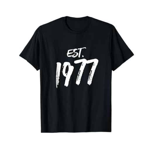 1977 Feliz cumpleaños regalo Camiseta